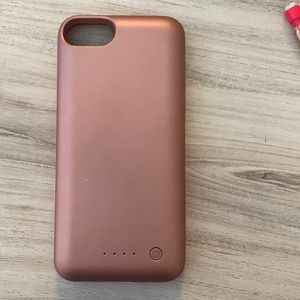 iphone 6/7/8 rose gold battery case